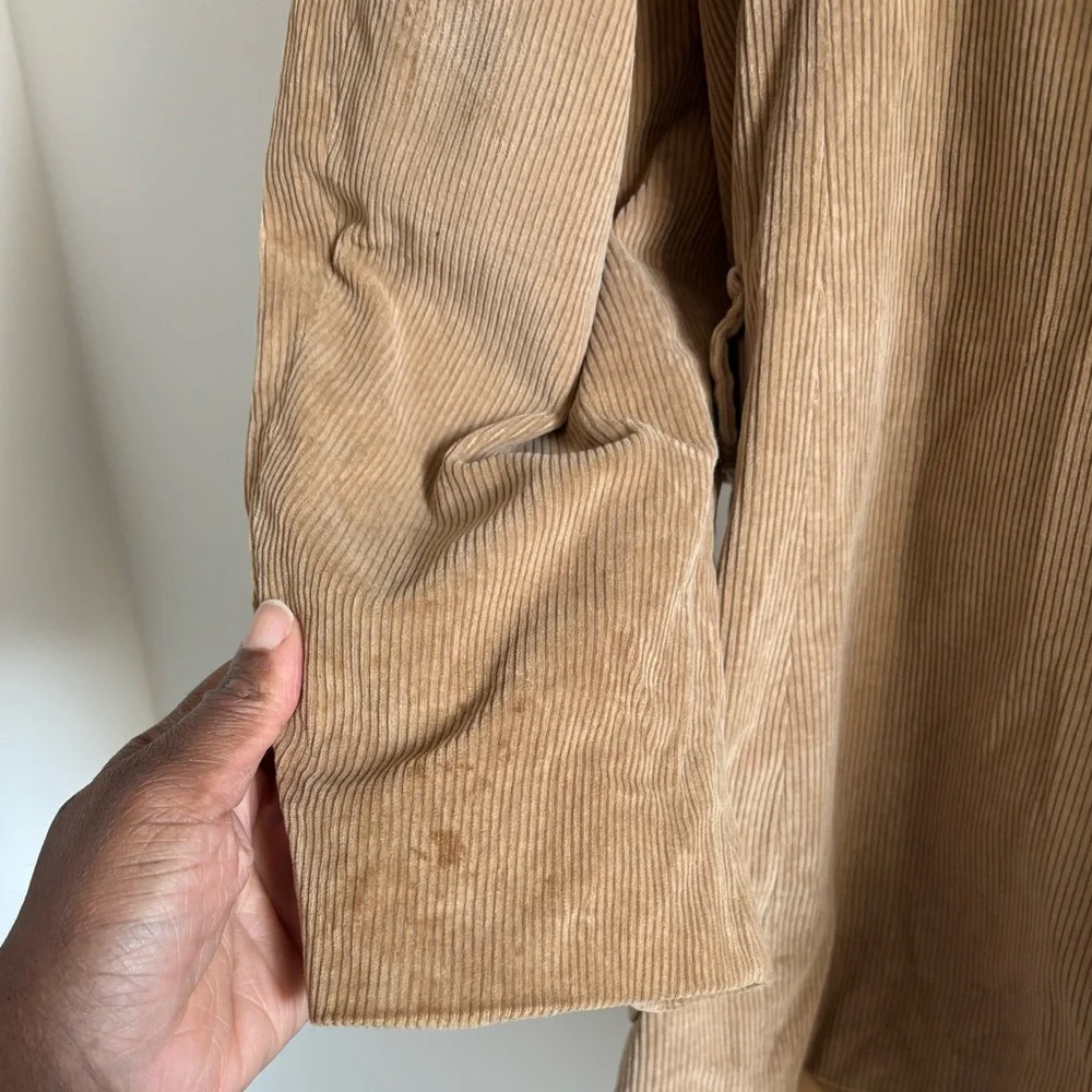Unbranded Mens VTG Blazer Sport Coat Tan Corduroy 2 Button 42L Western Preppy